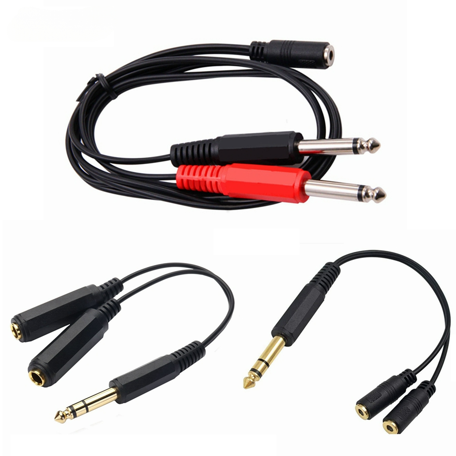 1/4 어댑터 케이블, 6.35mm 수-2 6.35mm - Audio Music Splitter 리뷰 및 가격
