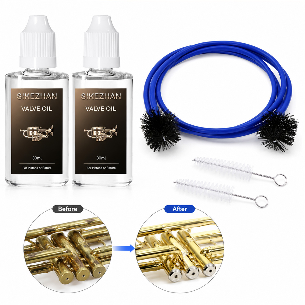 트럼펫 청소 키트 2종 밸브 오일 액체 윤활제 스네이크 - Trumpet Valve Oil 리뷰 및 가격
