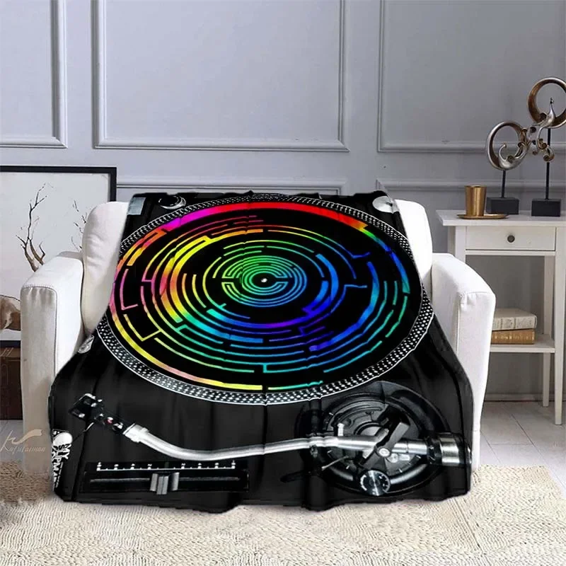 뮤직 DJ 플란넬 담요 디스크 플레이어 플러시 담요 오 - Audio Music King 리뷰 및 가격