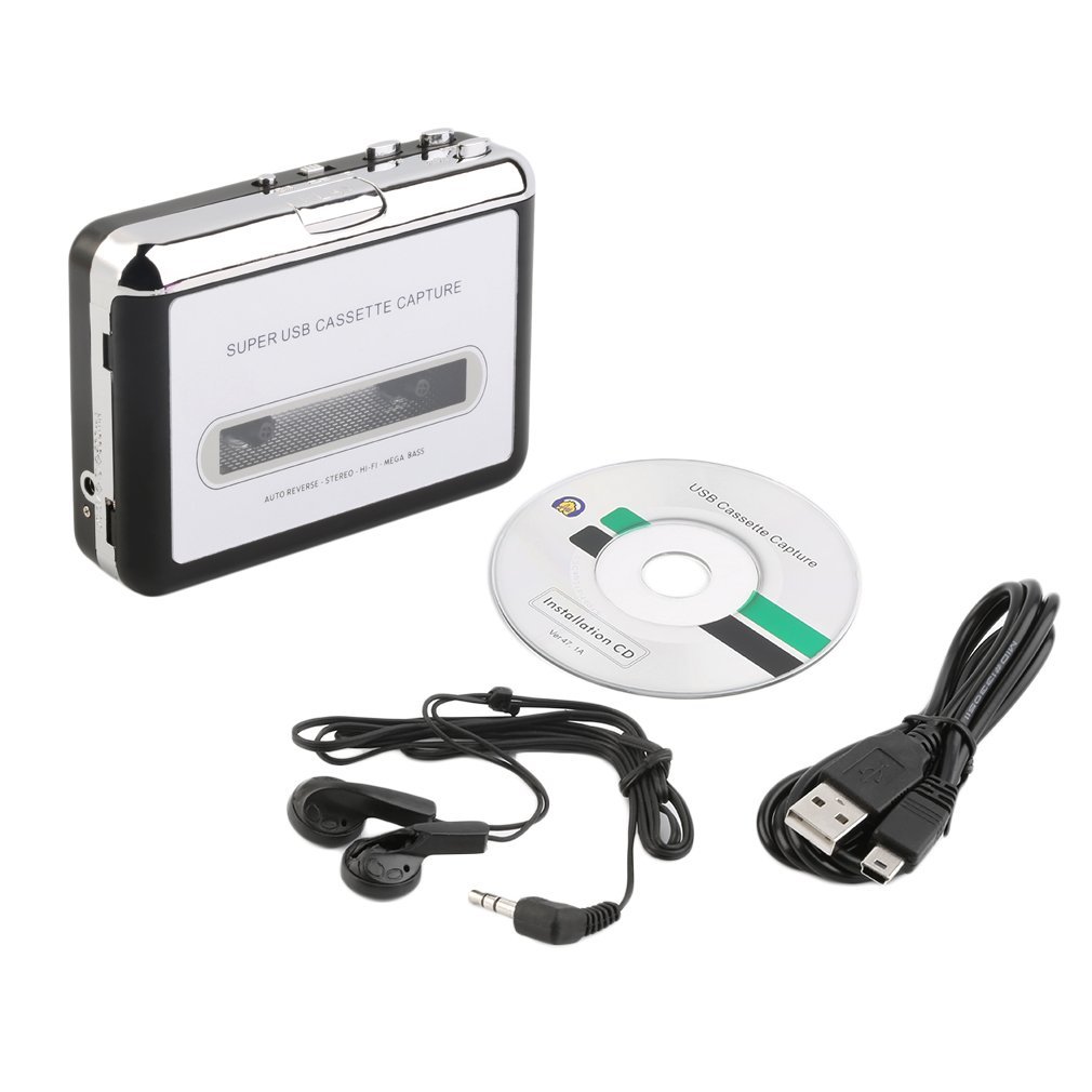 테이프를 PC로 전송하는 슈퍼 USB 카세트-MP3 변 - Audio Music Player Pc 리뷰 및 가격
