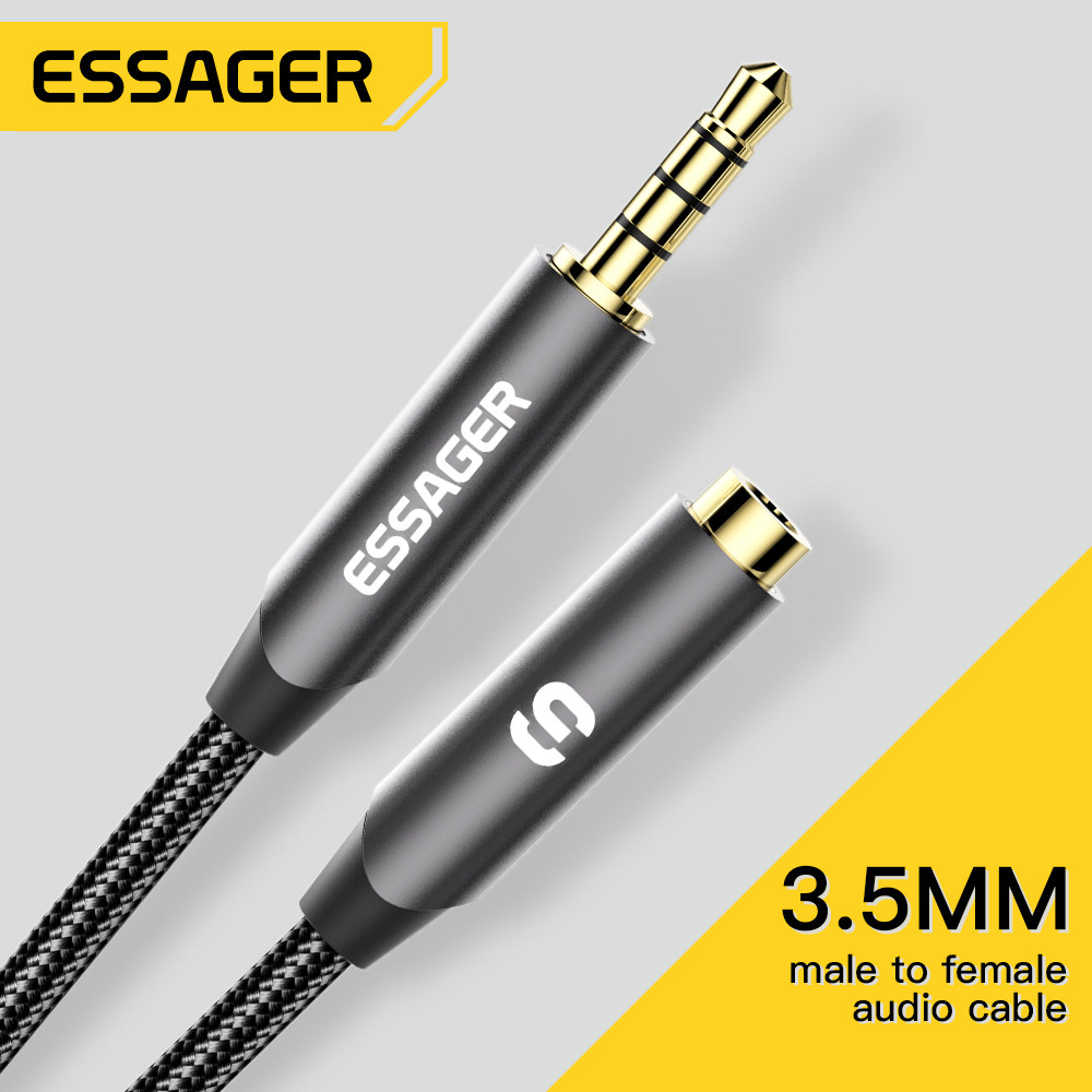 ESSAGER 헤드폰 익스텐션 케이블 잭, 3.5mm - Audio Music Splitter 리뷰 및 가격