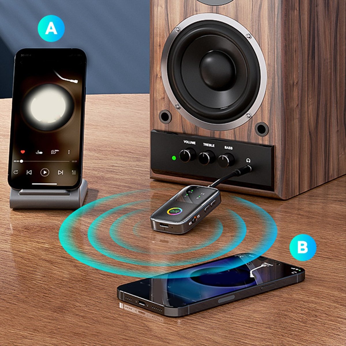 고급 HIFI 블루투스 5.2 오디오 어댑터 3.5mm - Audio Music Player Pc 리뷰 및 가격