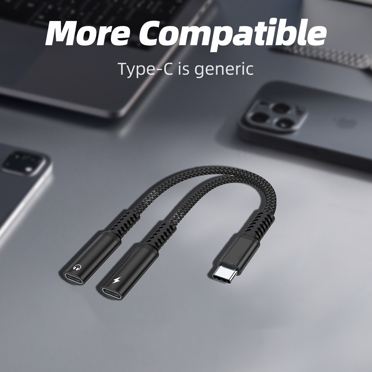 2 in 1 USB C 스플리터, 듀얼 타입 USB C - Audio Music Splitter 리뷰 및 가격
