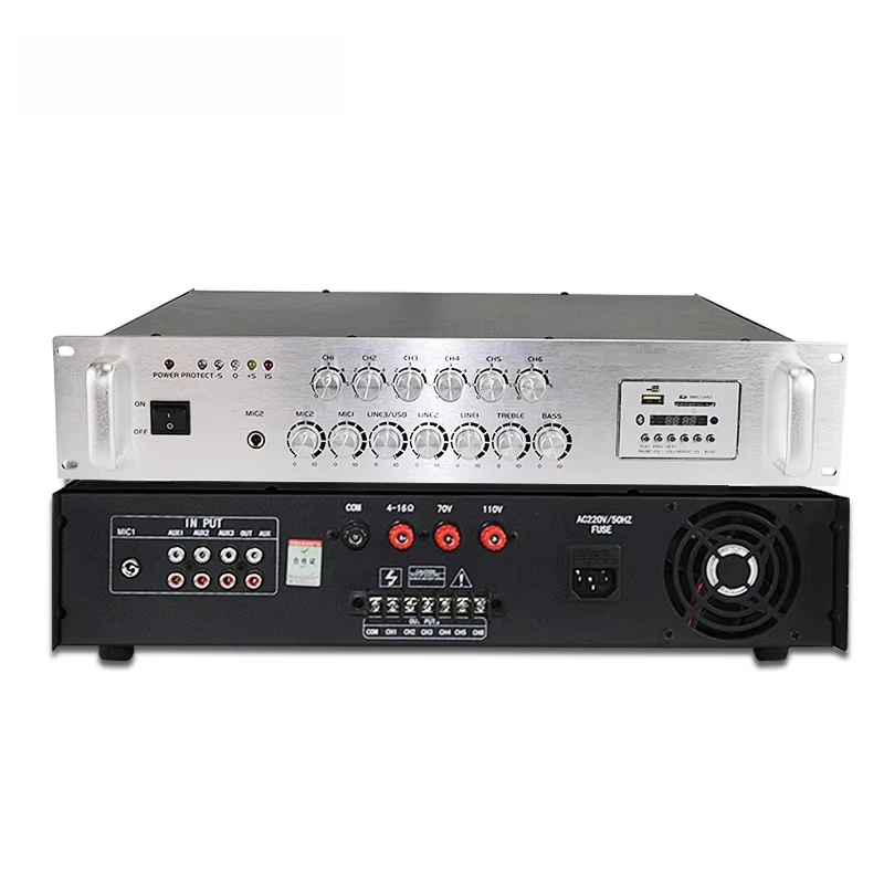 800W 전문 파워 앰프 파워 믹서 앰프, 믹서 기능  - Audio Music Hall 리뷰 및 가격