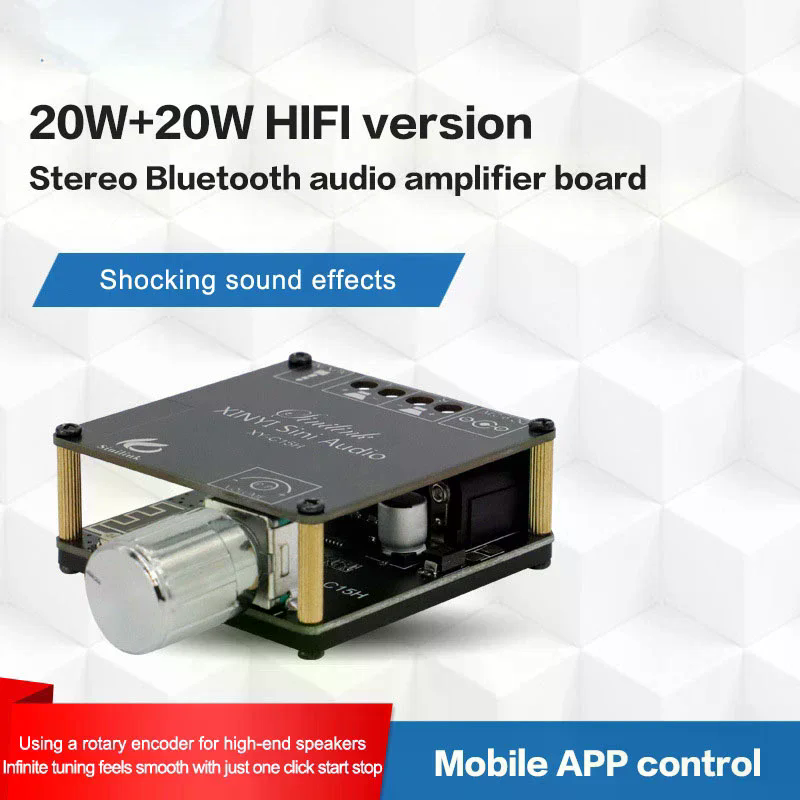 2*20W 블루투스 5.0 파워 앰프 클래스 D 오디오 - Audio Music Player App 리뷰 및 가격