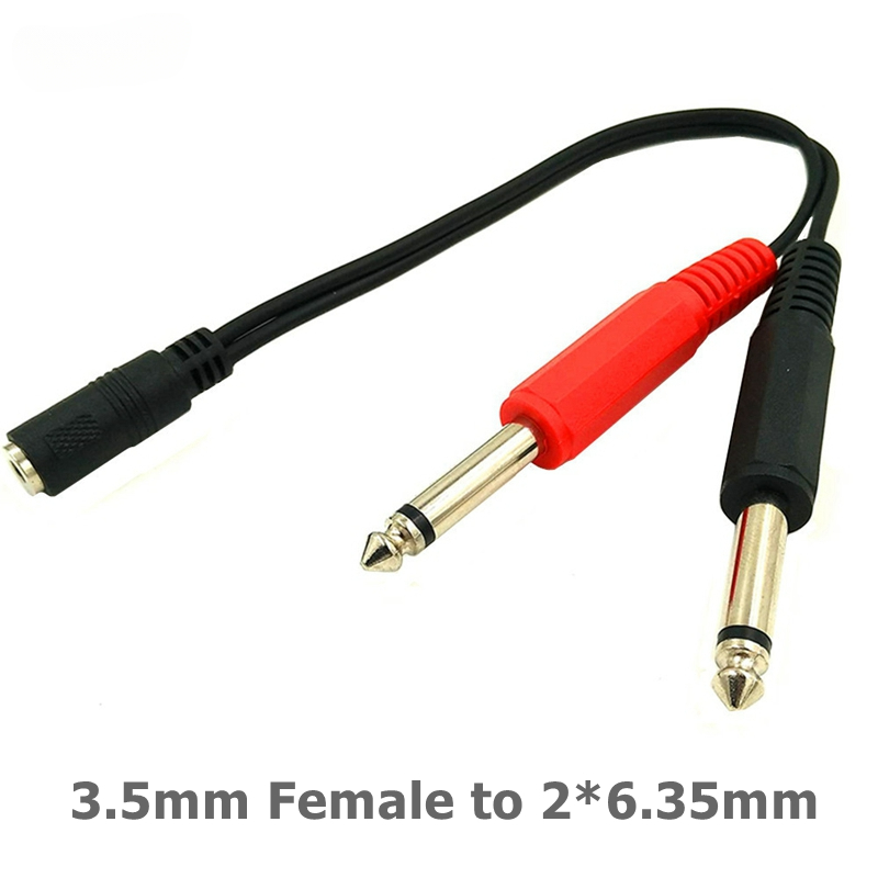 1/4 어댑터 케이블, 6.35mm 수-2 6.35mm - Audio Music Splitter 리뷰 및 가격