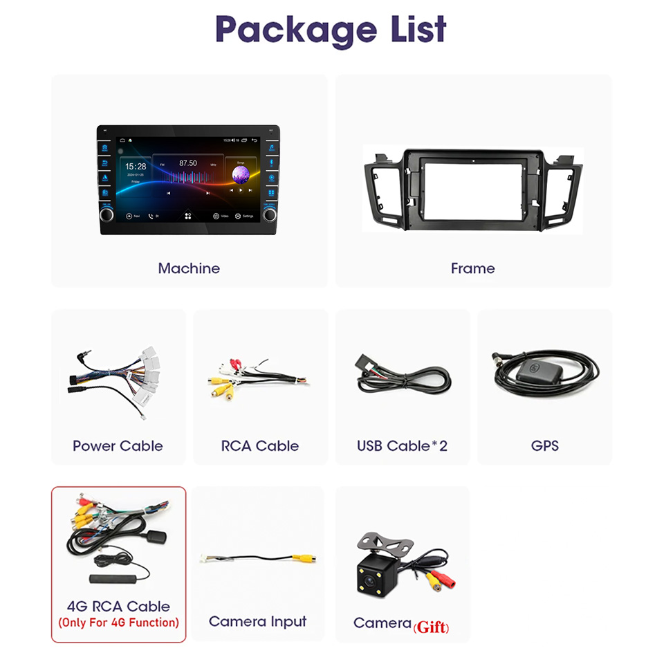 토요타 RAV4 2012-2018 자동차용 라디오 비디 - Audio Music Player Pc 리뷰 및 가격