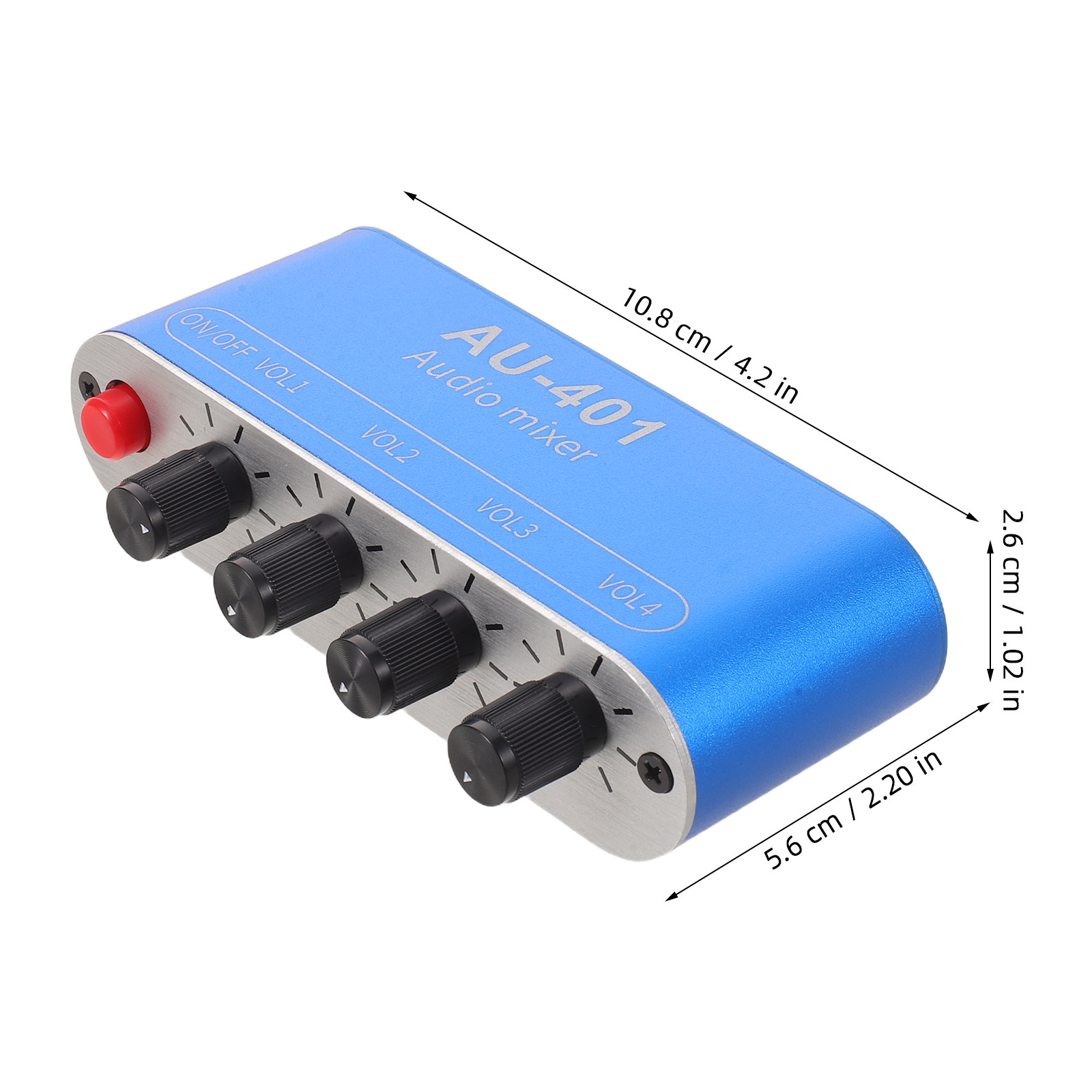 4 채널 오디오 믹서 컴팩트 스테레오 미니 3.5mm  - Audio Music Sound 리뷰 및 가격