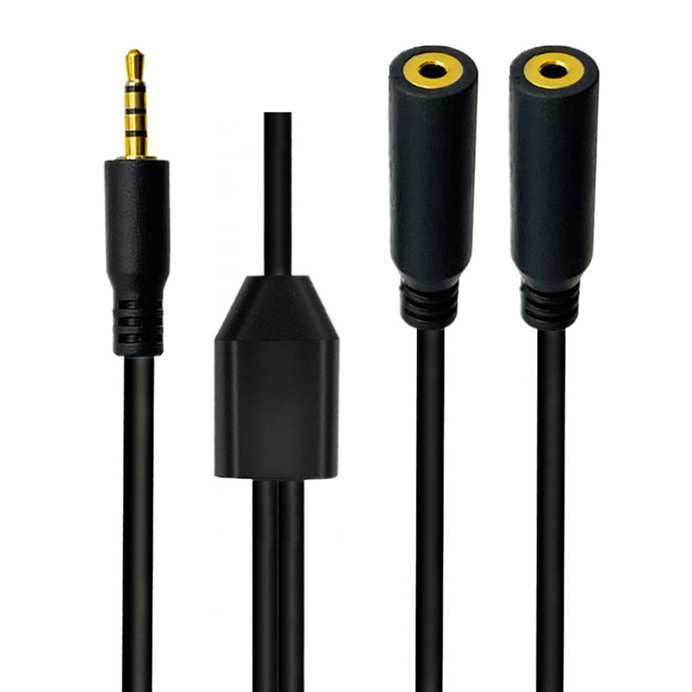 금도금 4극 2.5mm 남성-듀얼 2.5mm 여성 Y  - Audio Music Splitter 리뷰 및 가격