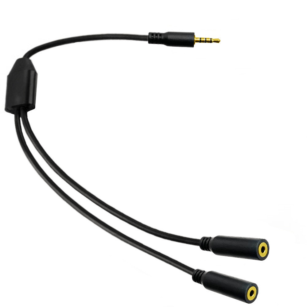 금도금 4극 2.5mm 남성-듀얼 2.5mm 여성 Y  - Audio Music Splitter 리뷰 및 가격