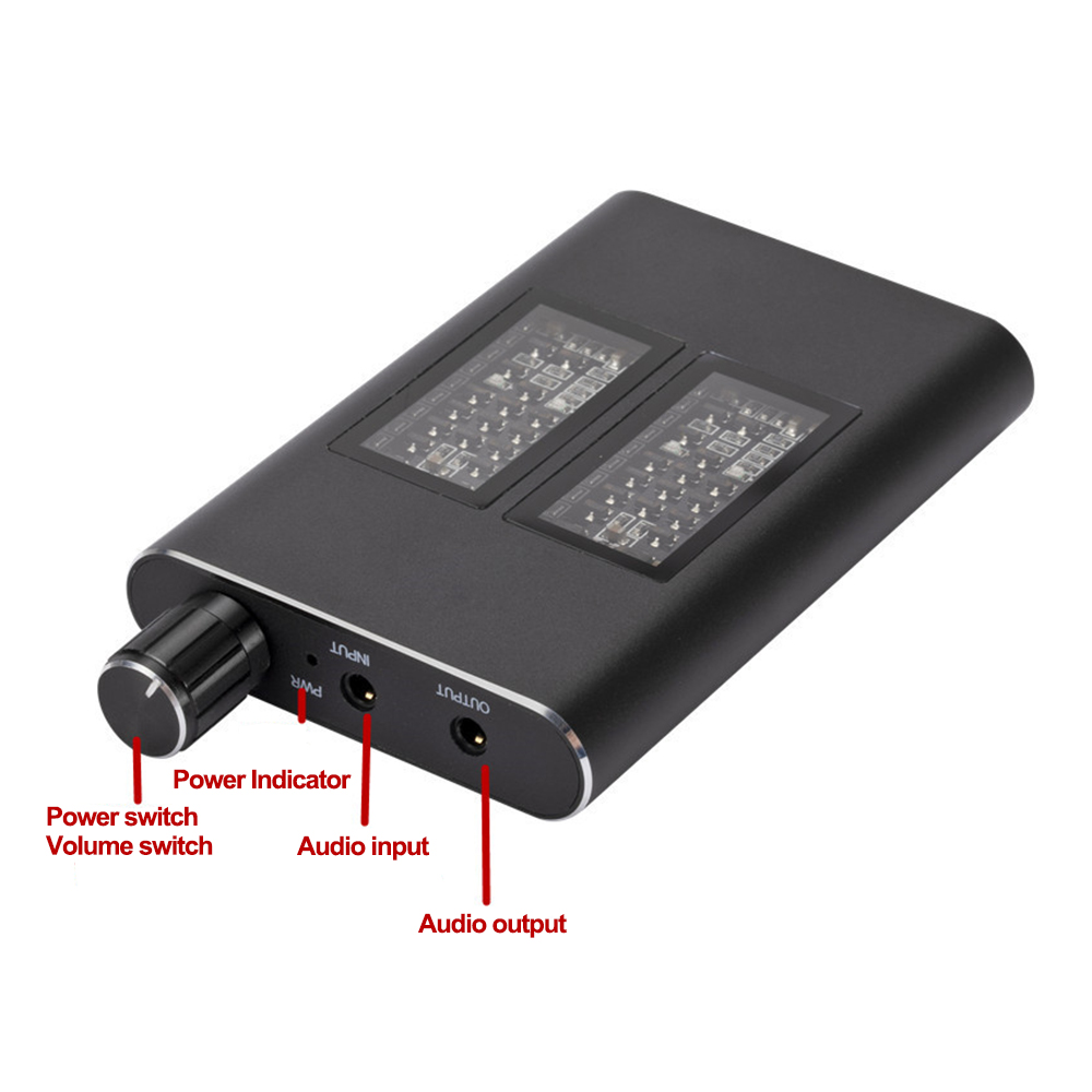 충전식 HiFi 헤드폰 앰프 3.5mm AUX 오디오  - Audio Music Player Pc 리뷰 및 가격