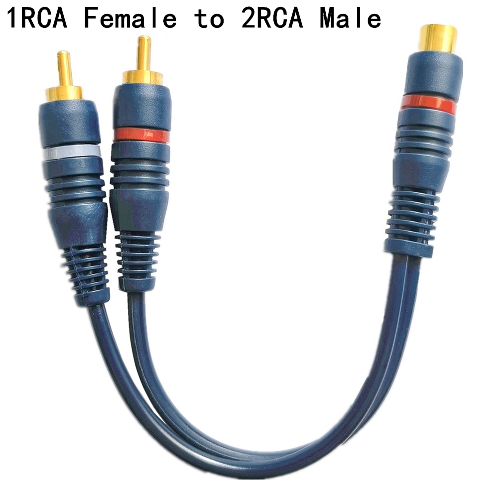 라인 쿠퍼 와이어 2 RCA 암-1 RCA 남성 분배기 - Audio Music Splitter 리뷰 및 가격