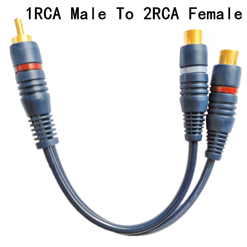 라인 쿠퍼 와이어 2 RCA 암-1 RCA 남성 분배기 - Audio Music Splitter 리뷰 및 가격