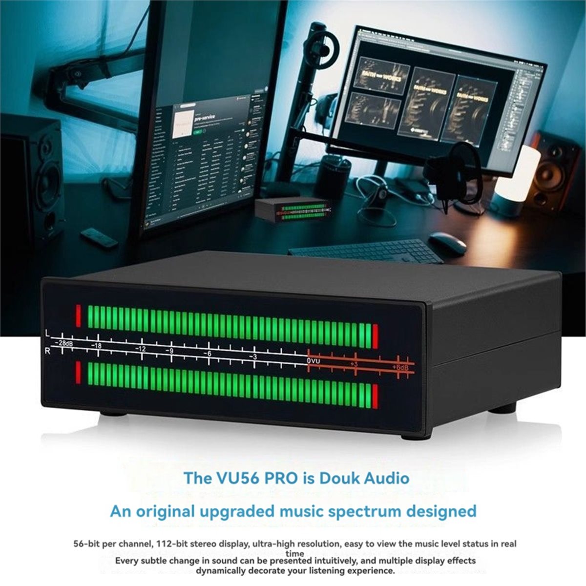 A40I VU56-PRO 듀얼 채널 음악 스펙트럼 분석 - Audio Music Splitter 리뷰 및 가격