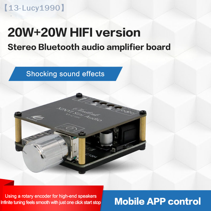 2*20W 블루투스 5.0 전력 증폭기 클래스 D 오디 - Audio Music Player App 리뷰 및 가격