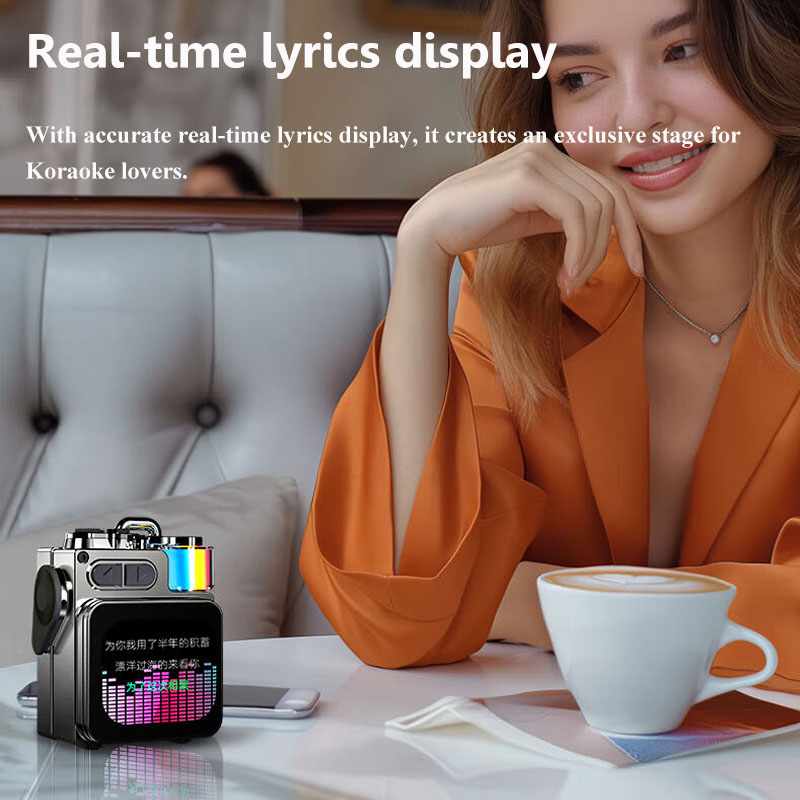 스마트 터치 스크린 블루투스 스피커 미니 휴대용 오디오 - Audio Music Player App 리뷰 및 가격