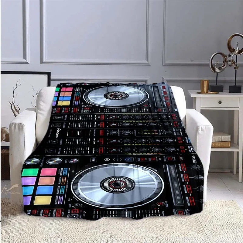 뮤직 DJ 플란넬 담요 디스크 플레이어 플러시 담요 오 - Audio Music King 리뷰 및 가격
