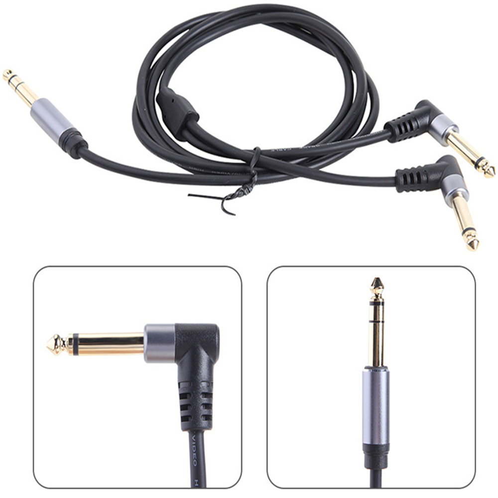 공간 절약형 직각 1/4인치 6.35mm TRS-듀얼  - Audio Music Splitter 리뷰 및 가격